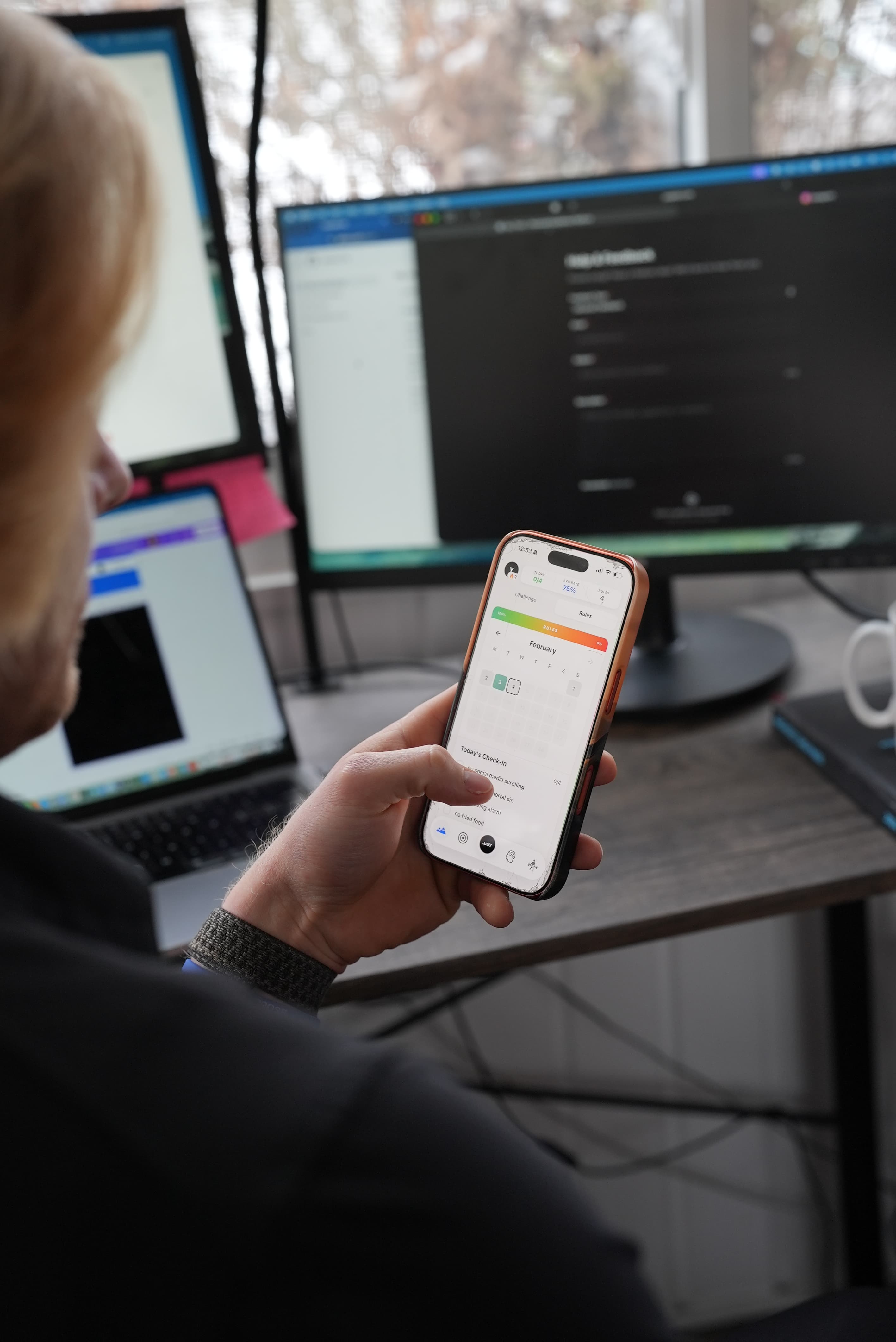 Indoor training session