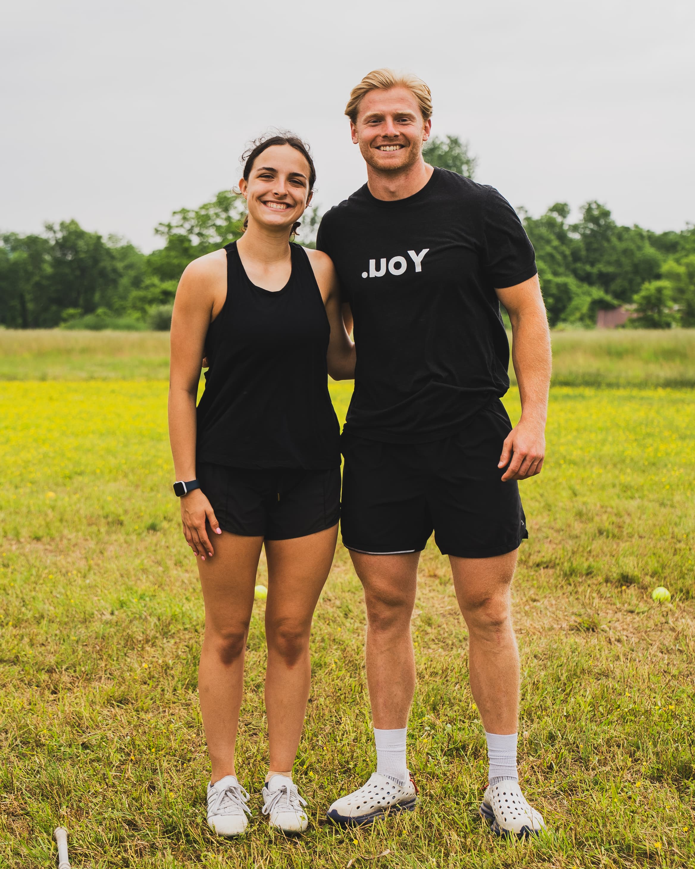 Team huddle at practice